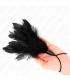 KINK PLUMAS PARA COSQUILLAS CON MANGO DE CUERDA BASE DE PLaSTICO 15 CM