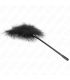 KINK PLUMAS PARA COSQUILLAS NEGRO USADO PARA EL KIT BONDAGE 27 CM