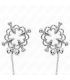 KINK PINZAS PARA PEZONES FLOR METaLICA CON CADENA