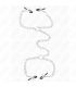 KINK PINZAS PARA PEZONES DOBLE 32 CM CON CADENAS 14 CM