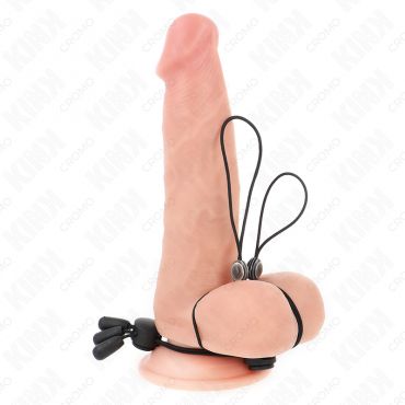 KINK PINZAS PARA PEZONES DETALLE ROSA CON ELaSTICO NEGRO