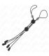 KINK PINZAS PARA PEZONES DETALLE ROSA CON ELaSTICO NEGRO