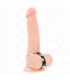 KINK ANILLO PENE METAL DOBLE 38 CM A 5 CM CONECTADOS CON CUERO