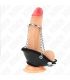 KINK ANILLO PENE 4 CM CADENA 7 CM METAL CON CINTURaN POLIPIEL