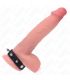 KINK ANILLO PENE CUERO CON CIERRE A PRESIaN FORRO ROJO 21 X 15 CM