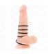 KINK 5 ANILLOS PENE SILICONA 38 CM A 48 CM CONECTADOS POR CUERO