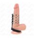 KINK 4 ANILLOS PENE METAL 38 CM CONECTADOS CON CORREA DE CUERO 22 X 15 CM Y CIERRE A PRESIaN