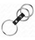 KINK ANILLO PENE TRIPLE METAL 37 CM A 5 CM CONECTADOS CON CUERO