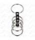 KINK 5 ANILLOS PENE 37 CM A 5 CM METAL CONECTADOS POR CUERO