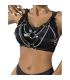 SUBBLIME 953713 CINTURaN DE BONDAGE PUNK HEBILLA METAL NEGRO TALLA aNICA