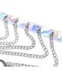 SUBBLIME 953737 ARNaS DE PECHO CON ANILLOS Y CADENAS PLATA TALLA aNICA