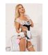 SUBBLIME 954307 DISFRAZ DE CRIADA SEXY NEGRO BLANCO S M