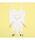 SUBBLIME 954291 BODY CON CADENAS LIGUEROS BLANCO L XL