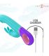INTENSE MaNICA VIBRADOR RABBIT CON ESTIMULADOR ROTATORIO DEL PUNTO G AZUL