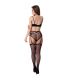 LIVCO CORSETTI FASHION CELESTE LC 20246 SUJETADOR LIGUERO PANTY NEGRO L XL