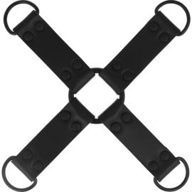 INTENSE FETISH ENGANCHE MaLTIPLE PARA MANOS Y PIES DE CUERO VEGANO