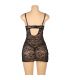 SUBBLIME 954185 BABYDOLL DE ENCAJE CON TIRANTES AJUSTABLES NEGRO S M