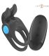 INTENSE SAM ANILLO DOBLE VIBRADOR PENE 10 VIBRACIONES NEGRO