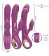 INTENSE HALLE VIBRADOR MULTIFUNCIaN CON LENGUA ESTIMULADORA EN FORMA DE DELFaN MORADO