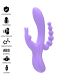 INTENSE MIKO TRIPLE VIBRADOR RABBIT ESTIMULADOR ANAL 7 VIBRACIONES MORADO