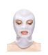 NS NOVELTIES FETISH FASHION PASAMONTAaAS APERUTRA DE OJOS Y BOCA NYLON BLANCO