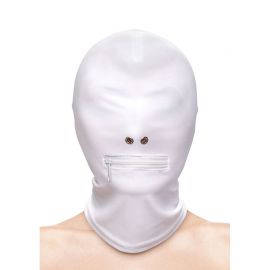 NS NOVELTIES FETISH FASHION PASAMONTAaAS COMPLETO CON CREMALLERA NYLON BLANCO