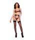 CHILIROSE CR 4837 WILDCAT SET SUJETADOR MEDIAS TANGA LEOPARDO S