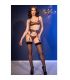 CHILIROSE CR 4837 WILDCAT SET SUJETADOR MEDIAS TANGA LEOPARDO S