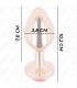 KINK PLUG ANAL ORO ROSADO ROSA ROJA L