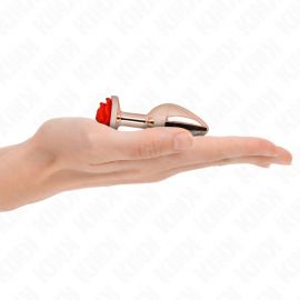 KINK PLUG ANAL ORO ROSADO ROSA ROJA S
