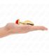 KINK PLUG ANAL DORADO ROSA ROJA TALLA S