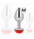 KINK PLUG ANAL ROSA ROJA TALLA M