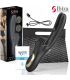 IBIZA VIBRADOR HI TECH RABITT MULTI CELDAS CLITORIALES Y DOBLE CLAMPING NEGRO