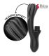 IBIZA VIBRADOR HI TECH RABITT MULTI CELDAS CLITORIALES Y DOBLE CLAMPING NEGRO