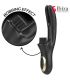 IBIZA VIBRADOR HI TECH RABITT MULTI CELDAS CLITORIALES Y DOBLE CLAMPING NEGRO