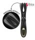 IBIZA VIBRADOR HI TECH RABITT POR ONDAS CLITORIALES Y DOBLE CLAMPING NEGRO DOBLE CLAMPING NEGRO