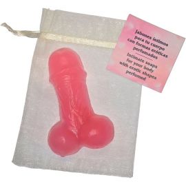 DIABLO PICANTE JABaN PERFUMADO FORMA PENE ROSA