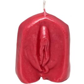 DIABLO PICANTE VELA FORMA VAGINA ROJO