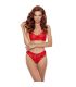 PASSION DENELIA SET TANGA TOP ROJO S M