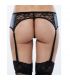 QUEEN LINGERIE TANGA LIGUERO DISEaO FLORAL L XL