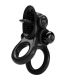 PRETTY LOVE PASSIONATE RING DOBLE ANILLO VIBRADOR ESTIMULADOR CLaTORIS NEGRO