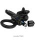 PRETTY LOVE PASSIONATE RING DOBLE ANILLO VIBRADOR ESTIMULADOR CLaTORIS NEGRO