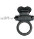 PRETTY LOVE DEBONAIRE ANILLO VIBRADOR CONEJO 10 VIBRACIONES NEGRO