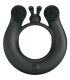 PRETTY LOVE DAHLIA ANILLO VIBRADOR ESTIMULADOR DE CLaTOIS 12 VIBRACIONES NEGRO