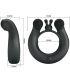 PRETTY LOVE DAHLIA ANILLO VIBRADOR ESTIMULADOR DE CLaTOIS 12 VIBRACIONES NEGRO