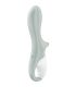 SATISFYER AIR PUMP BOOTY 3 VIBRADOR ANAL INFLABLE VERDE GRIS