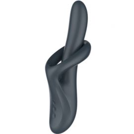 SATISFYER HEAT FLEX 4 VIBRADOR EFECTO CALOR 12 VIBRACIONES GRIS
