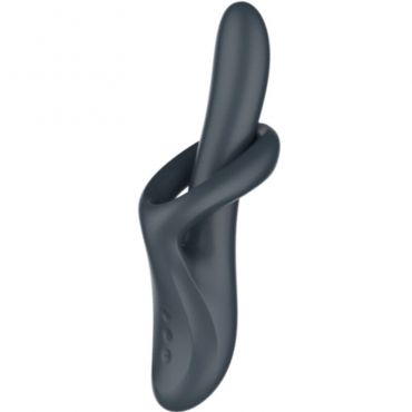 SATISFYER HEAT FLEX 4 VIBRADOR EFECTO CALOR 12 VIBRACIONES GRIS