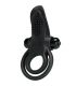 PRETTY LOVE DOBLE ANILLO VIBRADOR ESTIMULADOR CLaTORIS 10 VIBRACIONES NEGRO