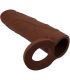 PRETTY LOVE KAILE FUNDA PARA PENE CON EXTENSIaN DE 25 CM MULATO